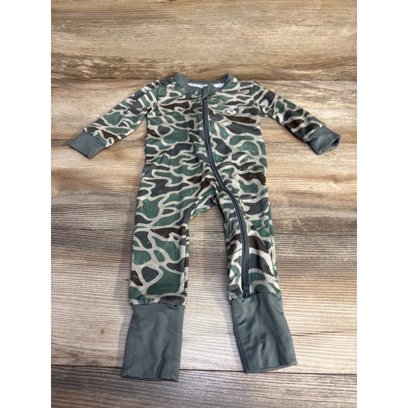 Burlebo Camo Zip Up Green sz 3-6m Green 3m
