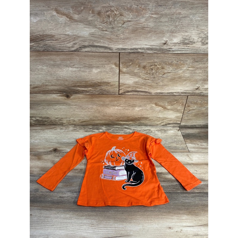 Carter’s Cats & Pumpkins Shirt Orange sz 24m Orange 24m