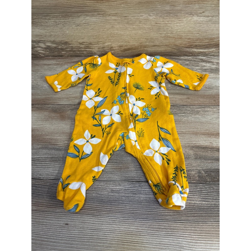 Carter’s Floral Sleeper Yellow sz 3m Yellow 3m