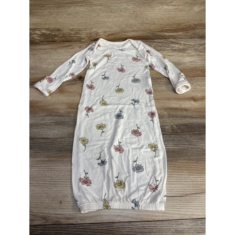 Carter’s PurelySoft Floral Gown White sz 3m White 3m
