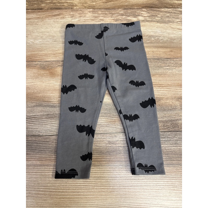 Cat & Jack Bat Print Leggings Grey sz 12m Grey 12m