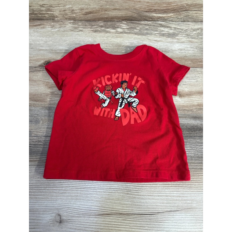 Cat & Jack Kickin It Shirt Red sz 18m Red 18m