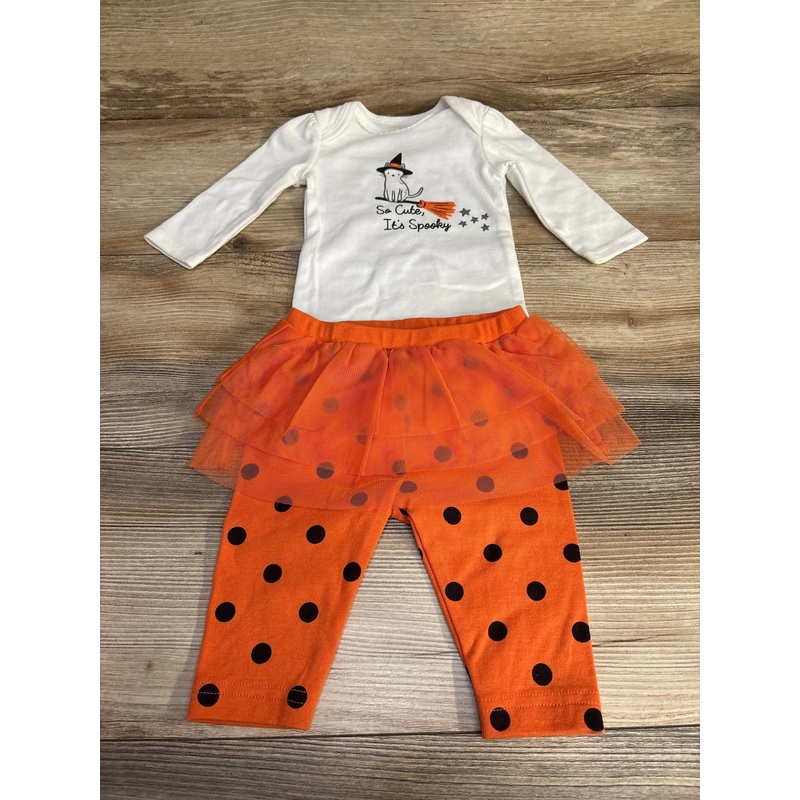Child Of Mine 2pc So Cute Bodysuit & Skeggings White sz 0-3m White Newborn