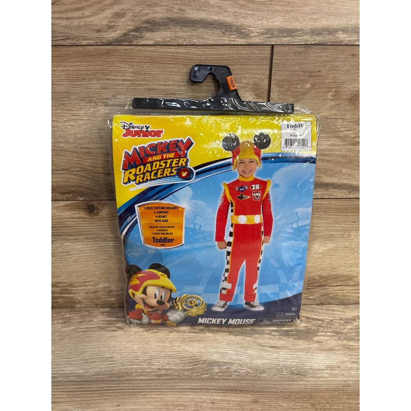 Disney Junior Mickey and The Roadster Racers Costume Red sz 3-4T Red 3T