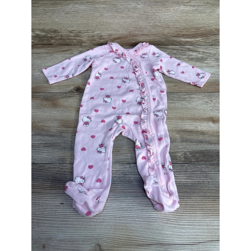 Hello Kitty Ruffle Footie Pink sz 3m Pink 3m