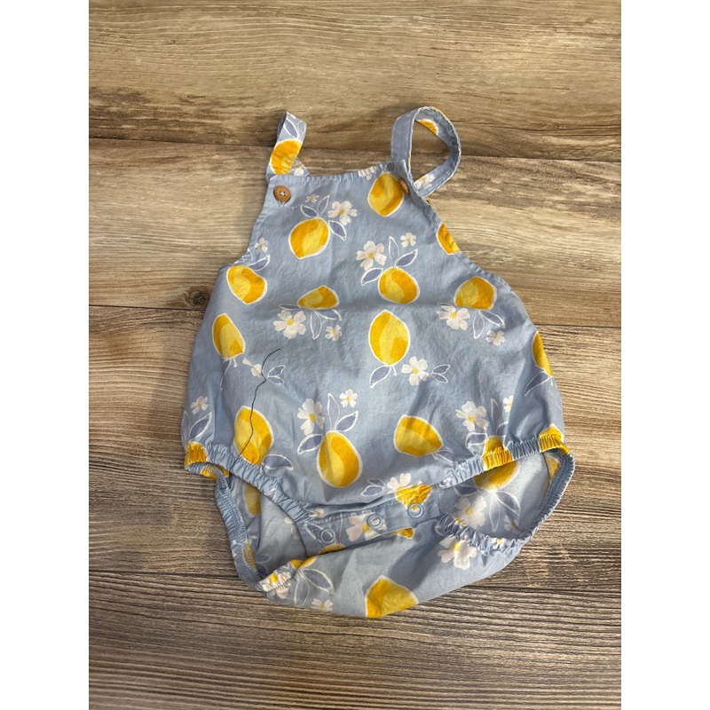 Just One You Lemon Print Romper Grey sz 18m Grey 18m
