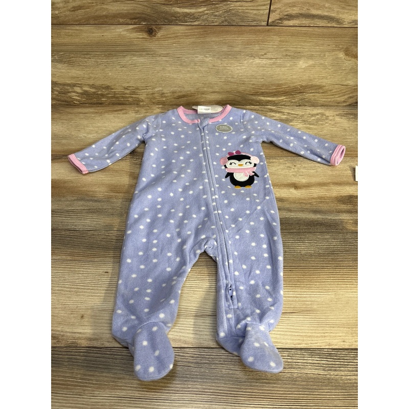 NEW Koala Baby Polka Dot Blanket Sleeper Lavender sz 3-6m Purple 3m