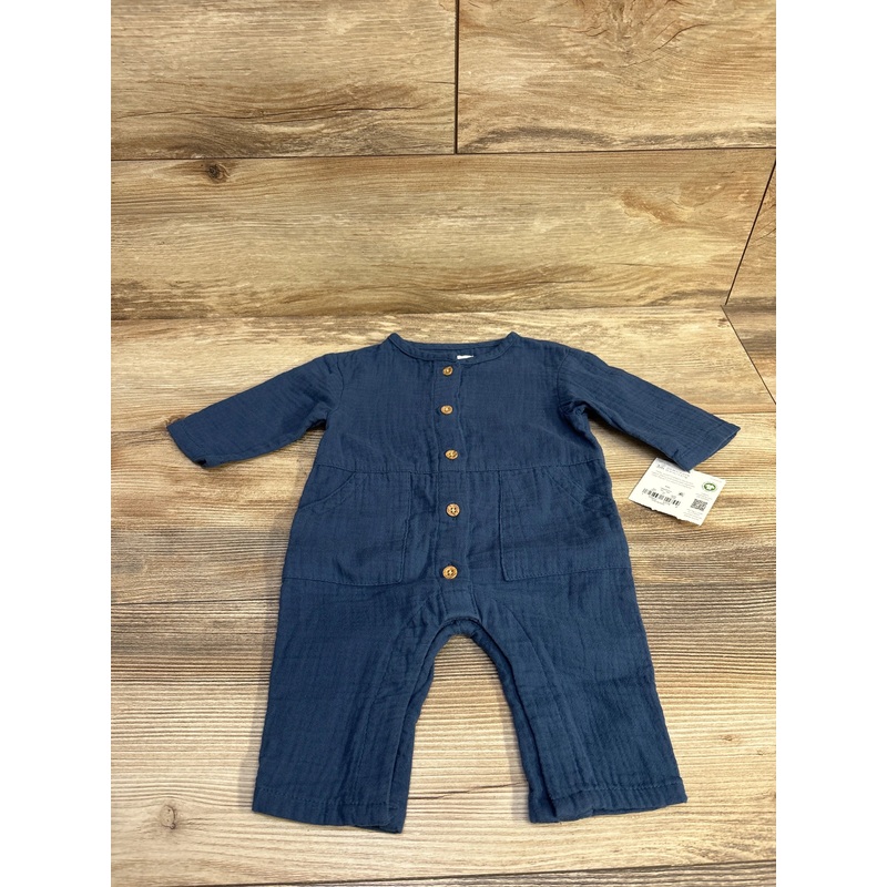 NEW Little Planet Muslin Jumpsuit Blue sz 3m Blue 3m