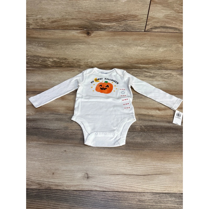 NEW Old Navy My First Halloween Bodysuit White sz 12-18m White 12m