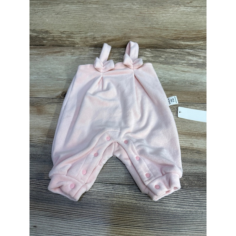 NEW Shein Velour Jumpsuit Pink sz 0-1m Pink Newborn