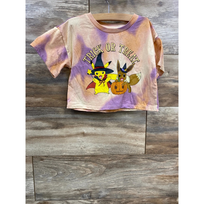 Pokemon Trick Or Treat Tie-Dye Shirt sz 4-5T Multicolor 4T