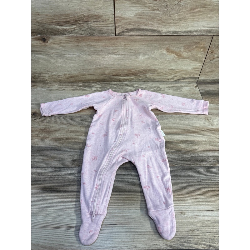 Purebaby Floral Sleeper Pink sz 0-3m Pink Newborn