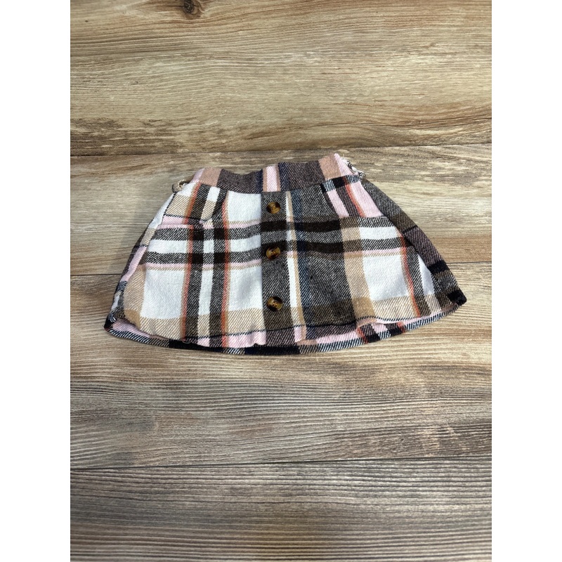 Shein Plaid Skirt Pink sz 18m Multicolor 18m