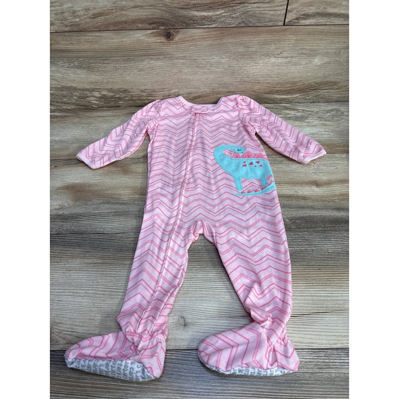 Simple Joys Chevron Stripe Sleeper Pink sz 12m Pink 12m