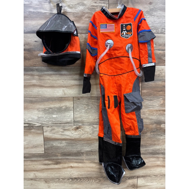 Teetot & Co. Astronaut Costume Orange sz 5-6 Orange 5T