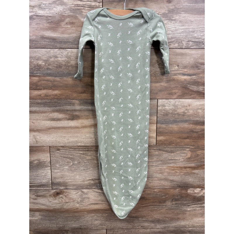 Tiny Kind Knotted Gown Green sz 0-3m Green Newborn