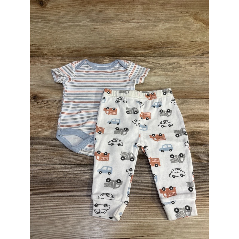 Baby Views 2pc Bodysuit & Pants White sz 3-6m White 3m