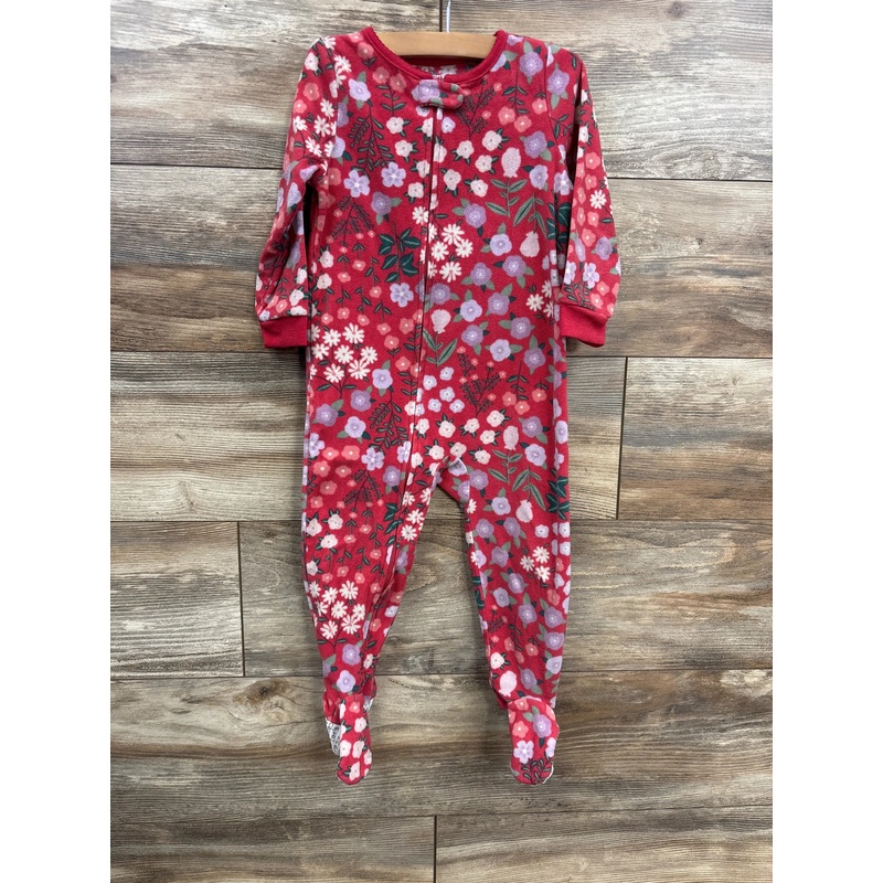 Carter’s Floral Blanket Sleeper Red sz 2T Red 2T
