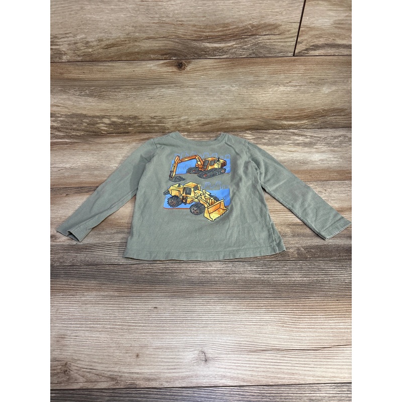 Carter’s Long Sleeve Construction Shirt Green sz 24m Green 24m