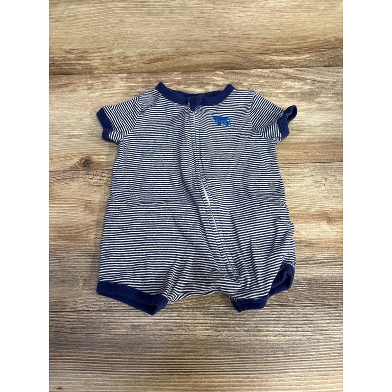Carter’s Striped Shortie Romper Navy sz 3m Navy 3m