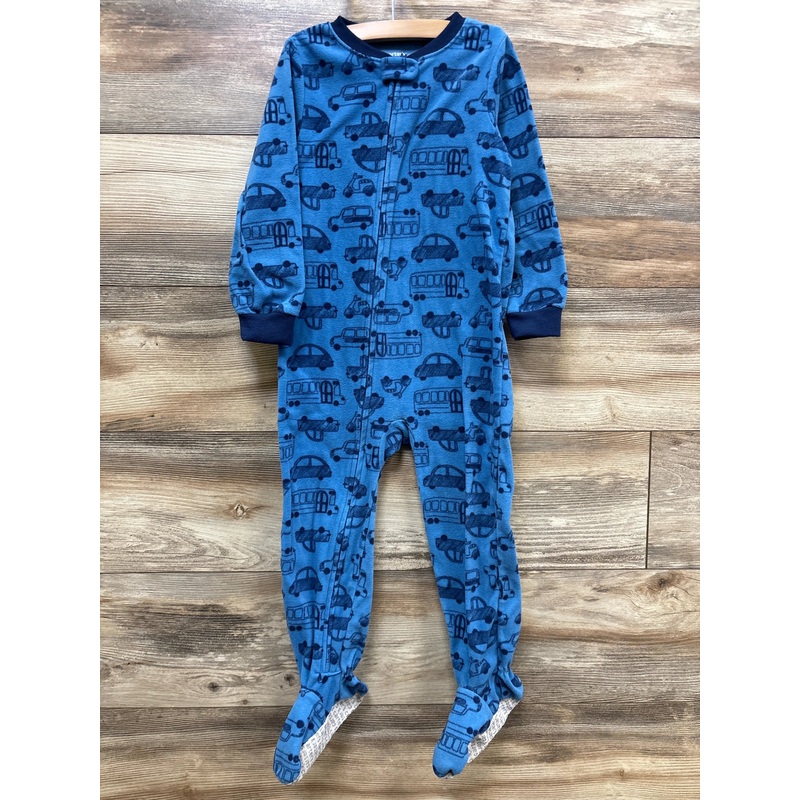 Carter’s Vehicle Print Blanket Sleeper Blue sz 4T Blue 4T