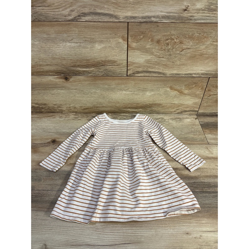 Cat & Jack Striped Dress White sz 2T White 2T