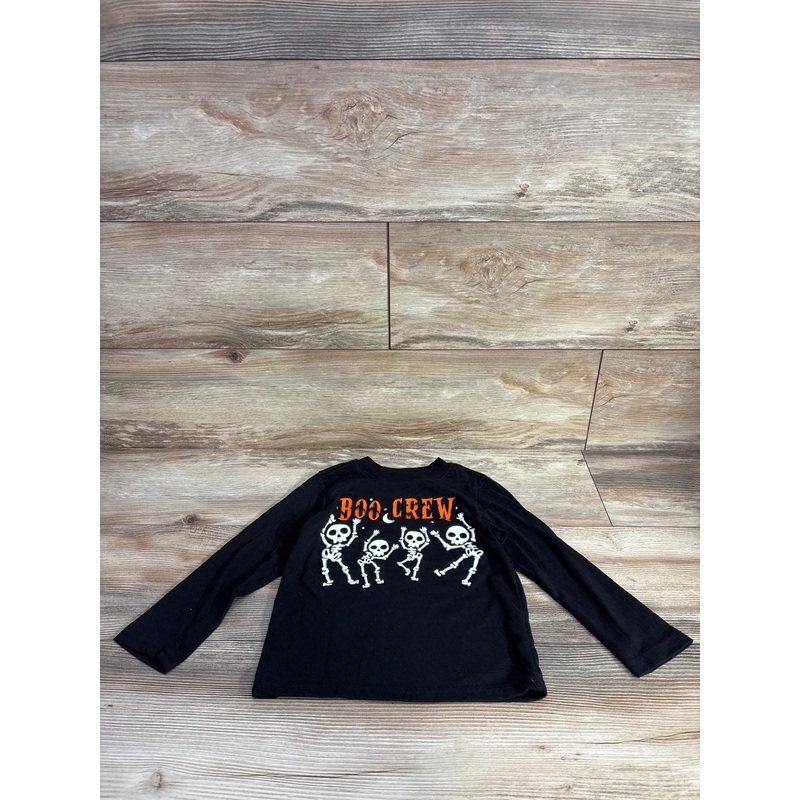 Celebrate Halloween Boo Crew Shirt Black sz 4T Black 4T