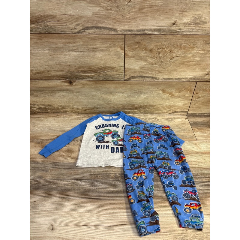 Children’s Place 2pc Crushing It Pajama Set Blue sz 18-24m Blue 18m
