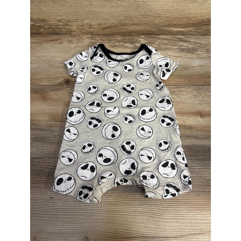 Disney Jack Skellington Romper Grey sz 6-9m Grey 6m