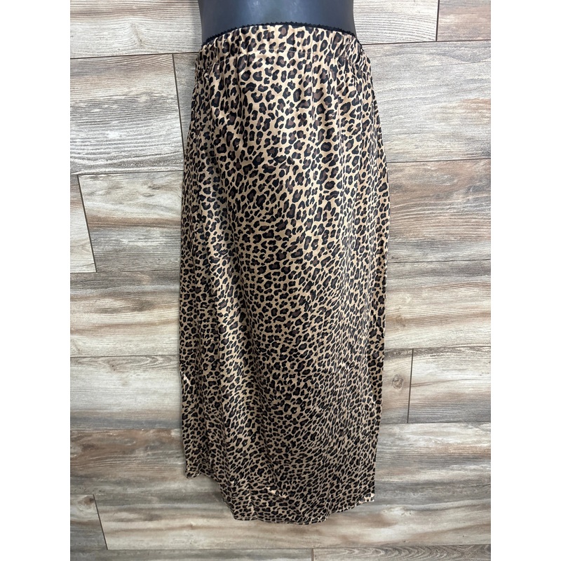 Isabel Maternity Leopard Print Skirt Brown sz Medium Brown Maternity Medium