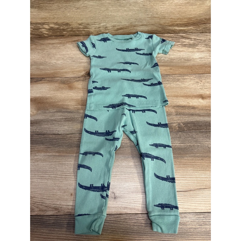 Just One You 2pc Alligator Pajama Set Green sz 18m Green 18m
