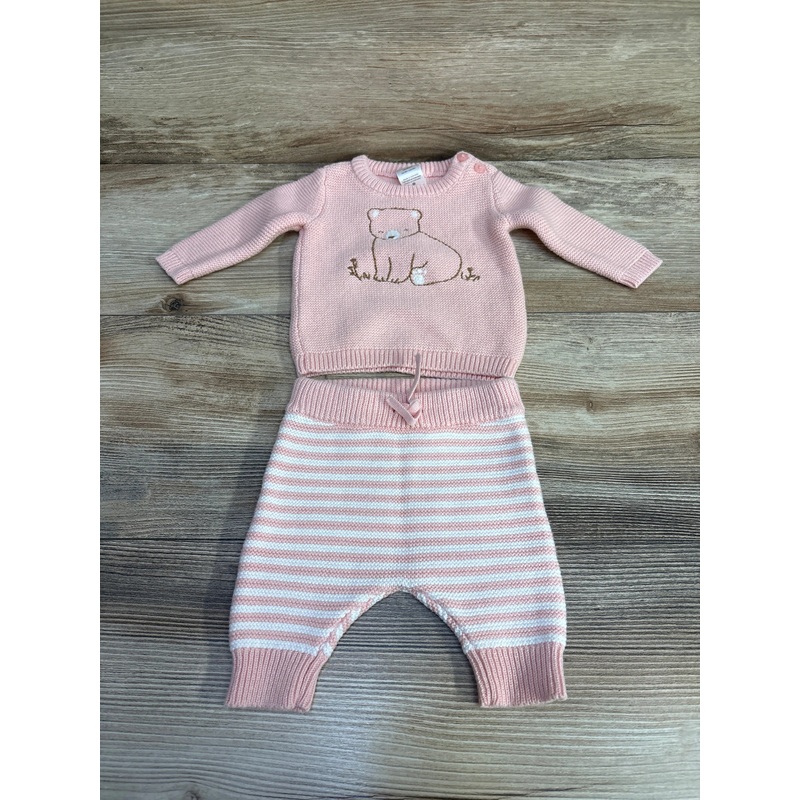 Just One You 2pc Bear Sweater & Pants Pink sz Newborn Pink Newborn