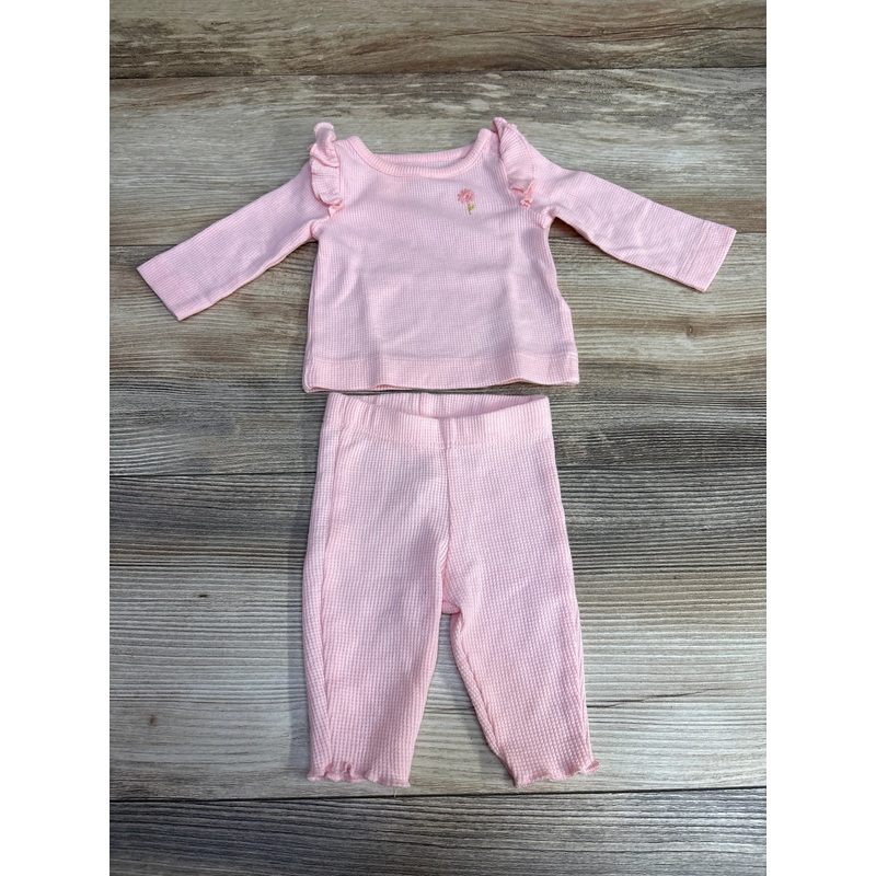 Just One You 2pc Thermal Shirt & Pants Pink sz Newborn Pink Newborn
