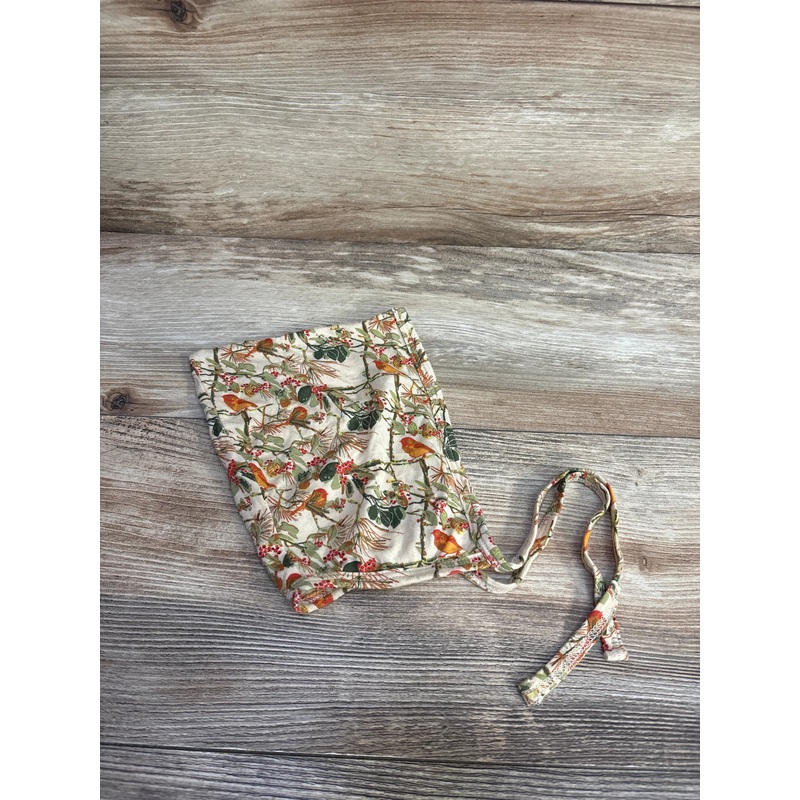 Kate Quinn Bird Bonnet Beige sz 12-18m