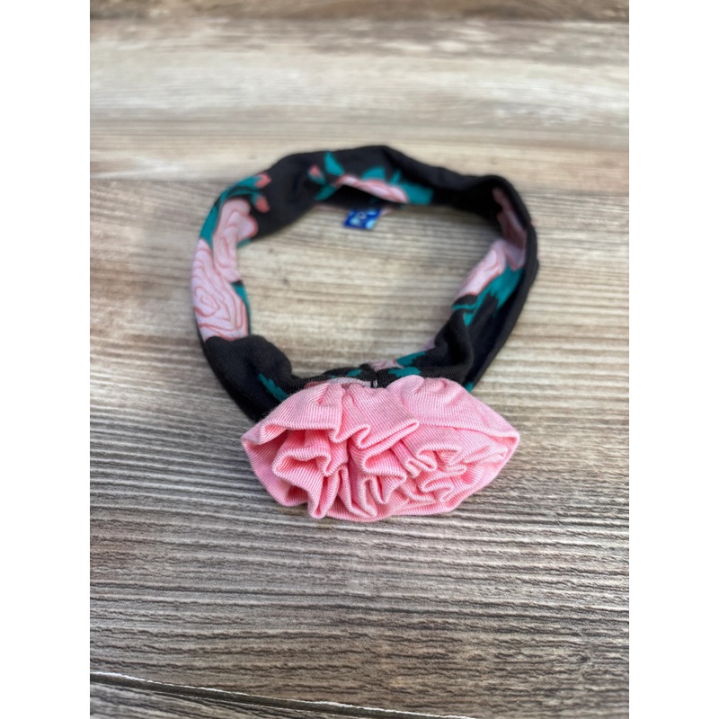 Kickee Pants Floral Headband Black sz 0-24m