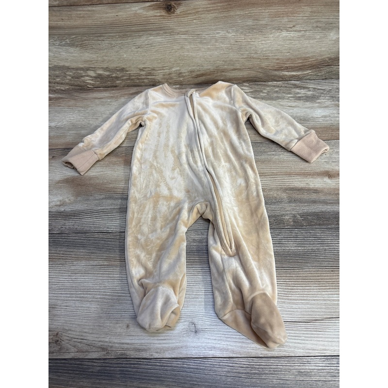 Liam & James Velour Sleeper Tan sz 3-6m Tan 3m