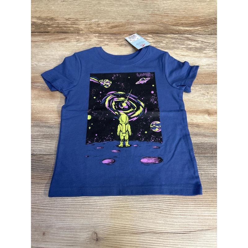 NEW Cat & Jack Space Shirt Blue sz 2T Blue 2T