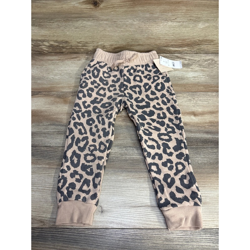 NEW Grayson Mini Leopard Print Joggers Tan sz 3T Tan 3T