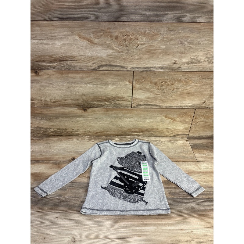 NEW Kids Korner Thermal Shirt Grey sz 4T Grey 4T