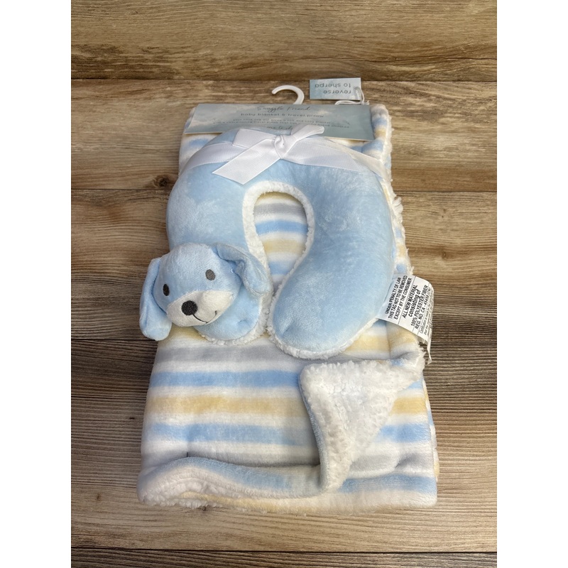 NEW Snuggle Friend Puppy Baby Blanket & Travel Pillow