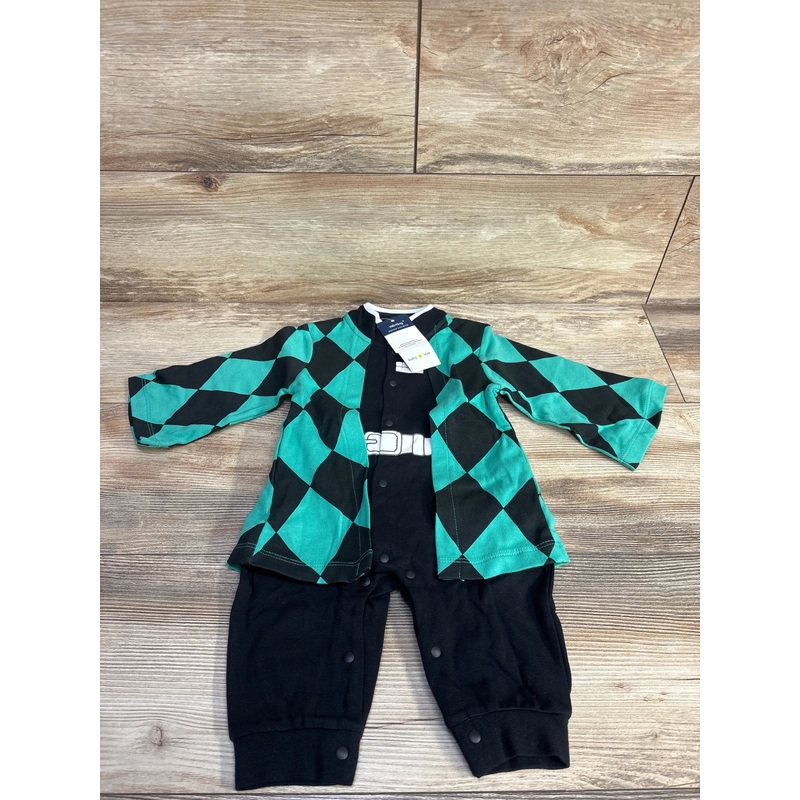 NEW YiErYing Tanjiro Jumpsuit Black sz 3-6m Black 3m