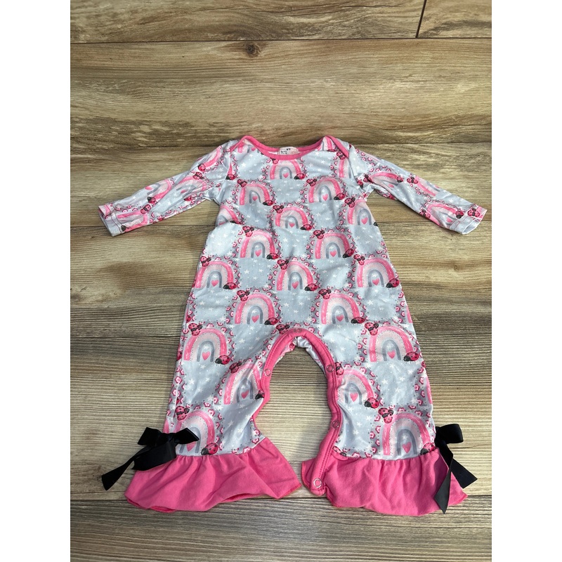 Pete & Lucy Ladybug Coverall Grey sz 9-12m Grey 9m