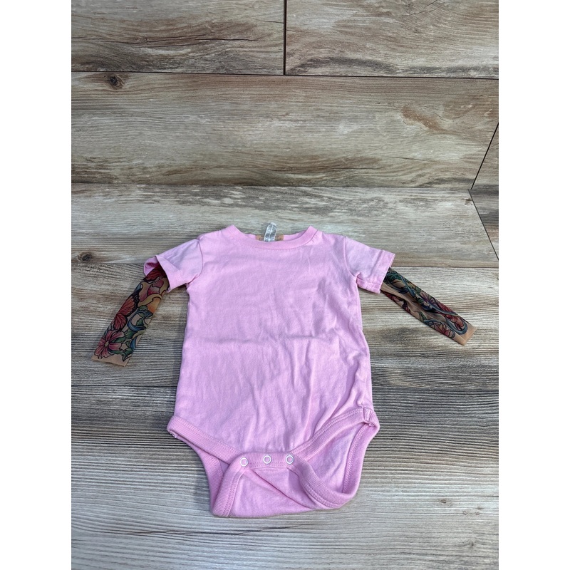 Rabbit Skins/Tattoo Shirts Bodysuit Pink sz 6m Pink 6m