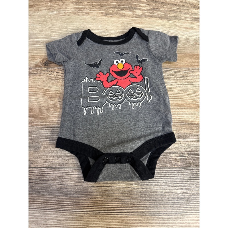 Sesame Street Elmo Boo! Bodysuit Grey sz Newborn Grey Newborn