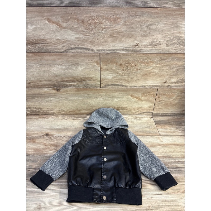 Shein Hooded Jacket Black sz 2T Black 2T