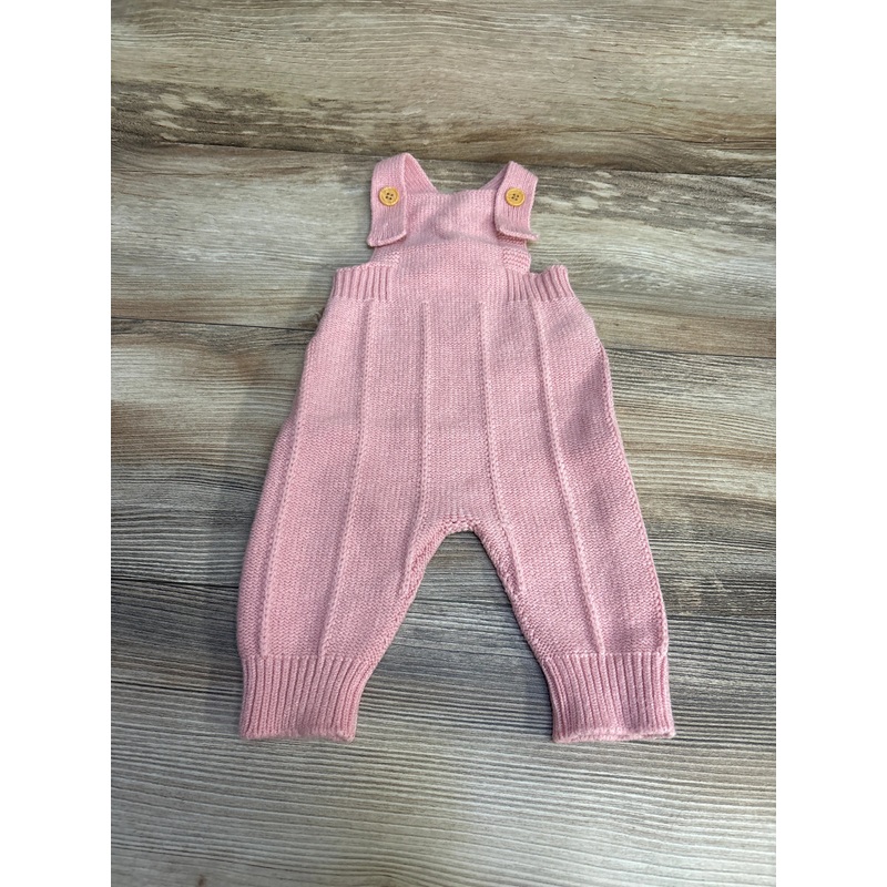 Shein Knit Overalls Pink sz 1-3m Pink Newborn