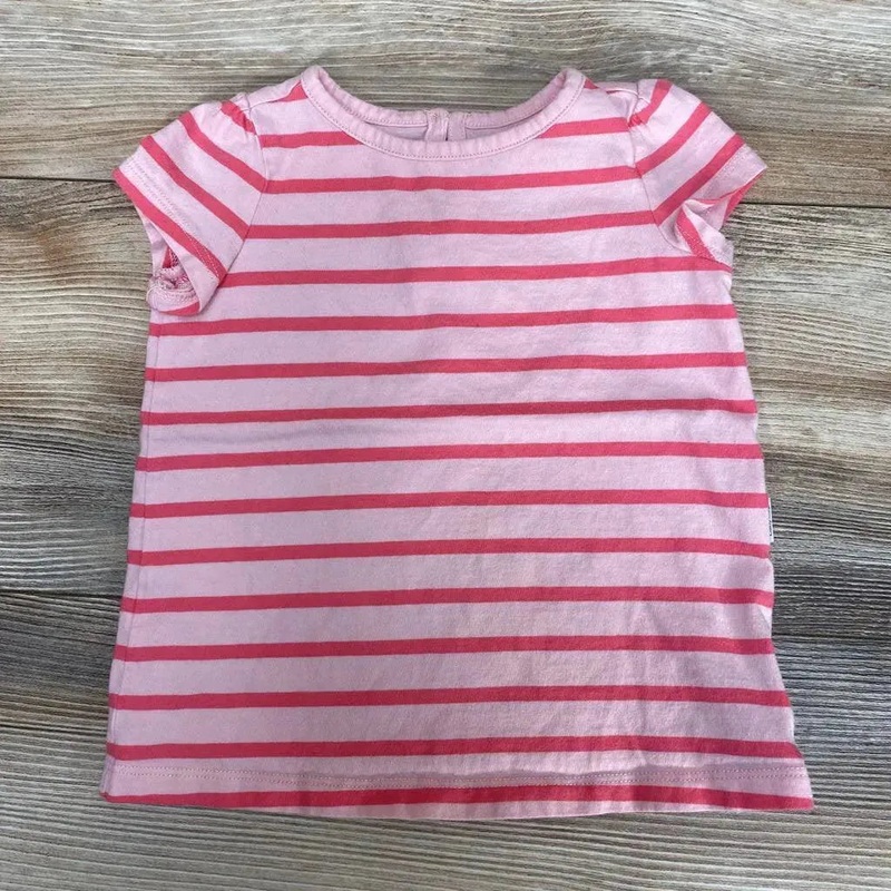 Baby Gap Striped Shirt sz 6-12m Pink 6-12m Used