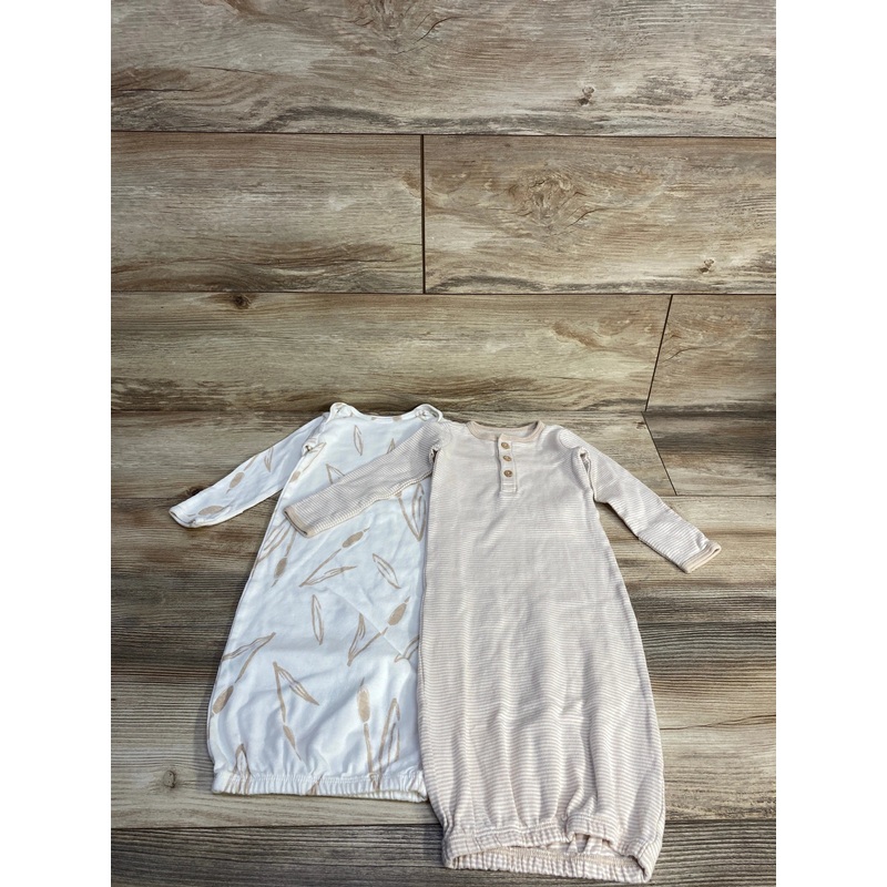 Carter’s 2pk Sleeper Gown Set Tan sz 3m Tan 3m