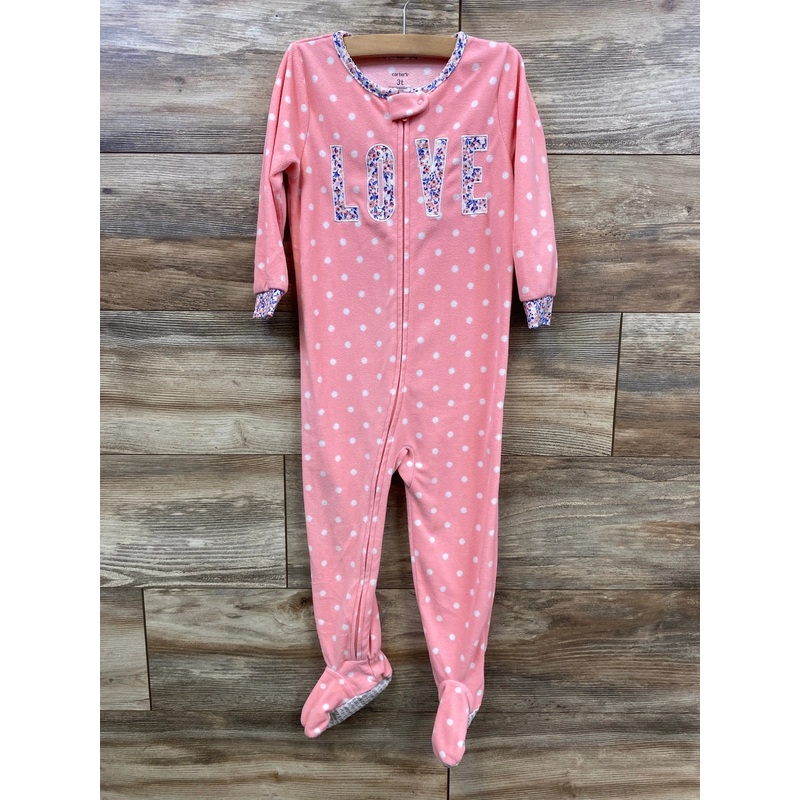 Carter’s Polka Dot Blanket Sleeper Pink sz 3T Pink 3T