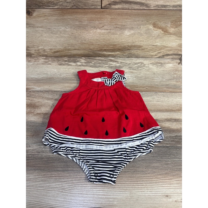 First Impressions Watermelon Skirted Sunsuit Red sz 18m Red 18m